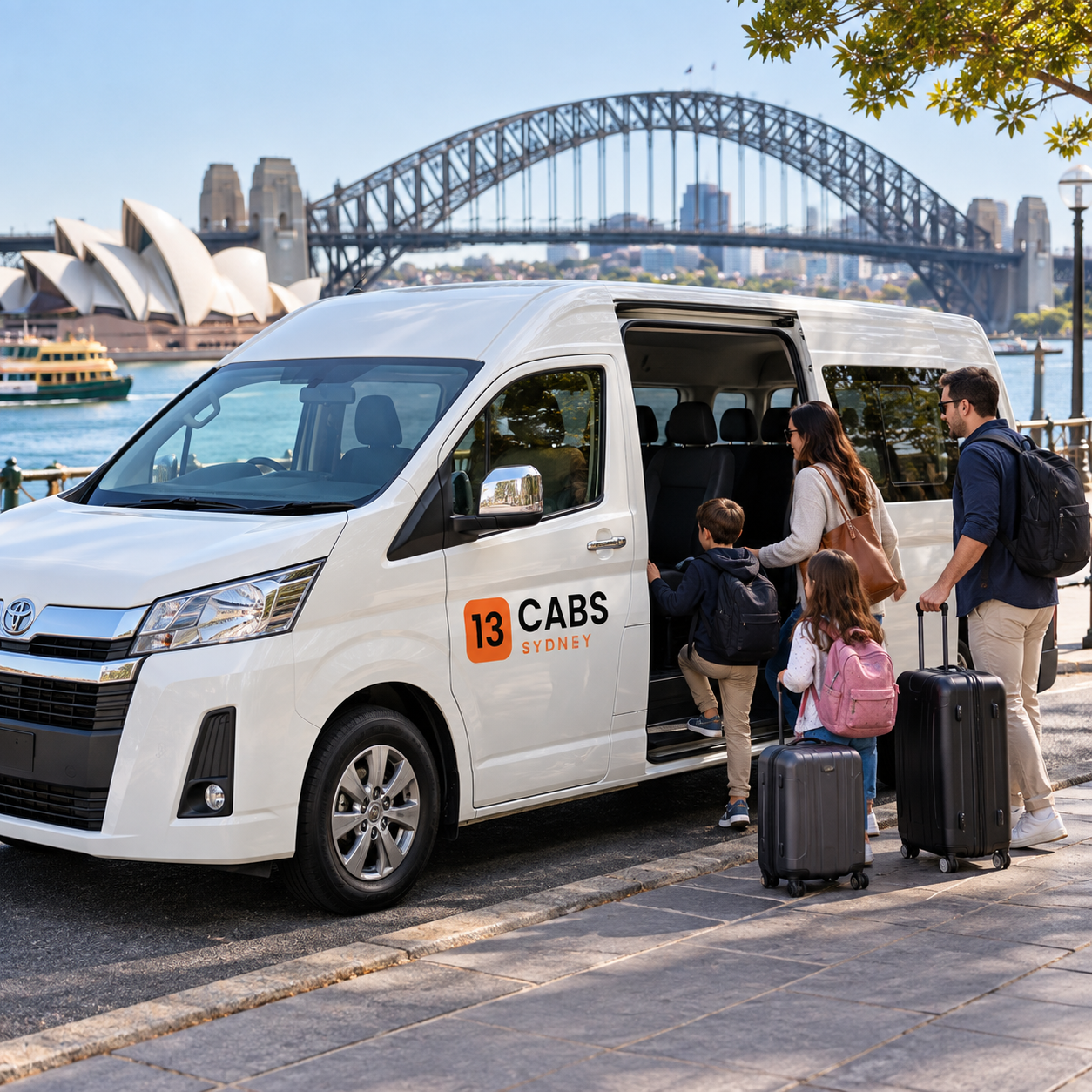 Premium Kia Carnival maxi taxi at Sydney Airport